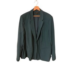 Lane Bryant 28 Elegant teal Green Women's Blazer plus size